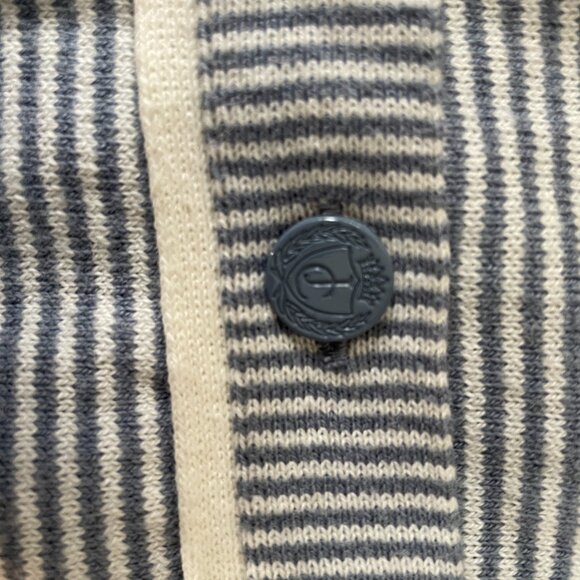 Vintage Juicy Couture Blue/White Cardigan Cashmere Blend-Small - Picture 9 of 10